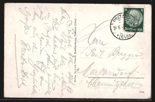 AK Pretzsch, Kurpark u. Kursaal