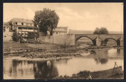 AK Echternacherbrück, Hotel Bitburger Hof, Bes. A. Wagner