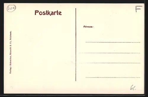 AK Echternachbrück, Ortsansicht am Ufer