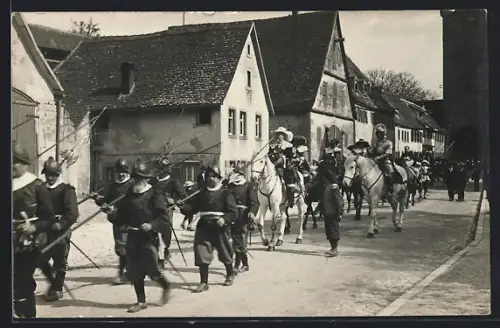 Foto-AK Rothenburg /Tauber, Schäfertanz