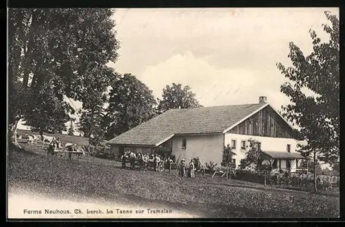 AK La Tanne sur Tramelan, Ferme Neuhaus Ch. Lerch