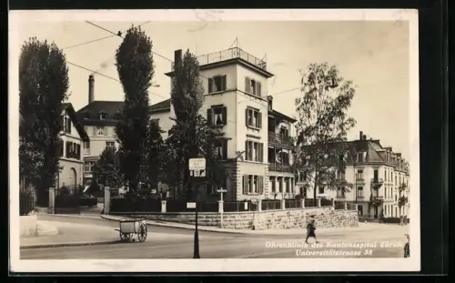 AK Zürich, Ohrenklinik des Kantonsspital Zürich, Universitätsstrasse 38