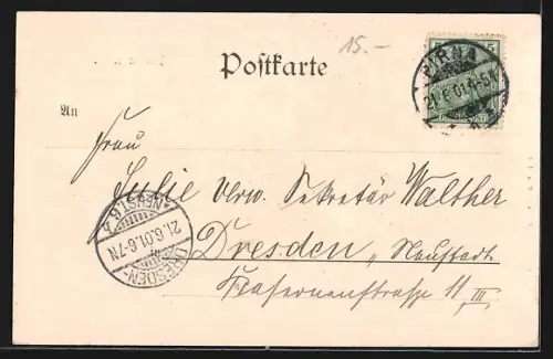 AK Pirna i. S., Rathaus und Realschule