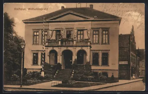AK Rheda i. W., Rathaus am Wilhelmsplatz