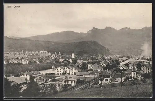AK Olten, Gesamtansicht aus der Vogelschau