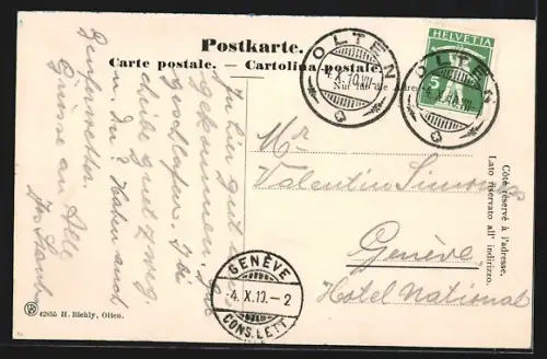 AK Olten, Alte Aarebrücke