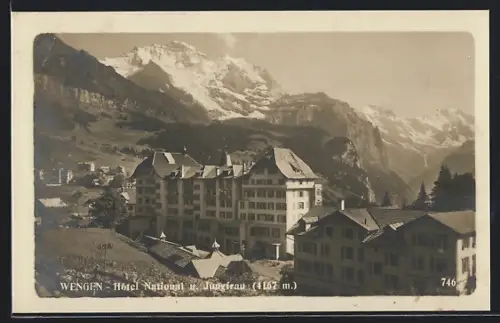 AK Wengen, Hotel National und Jungfrau