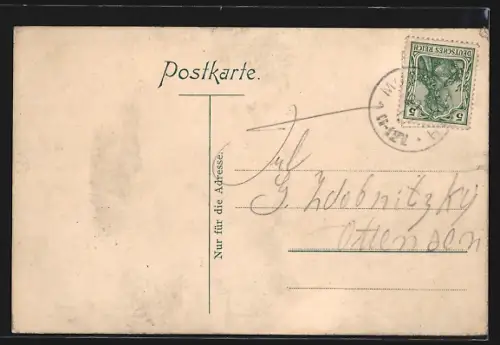 AK Hamburg-Billwärder, Moorfleth, Motiv von J. W. v. Have`s Etablissement