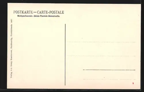 AK Rödichen-Schnepfenthal, Partie in der Dorfstrasse