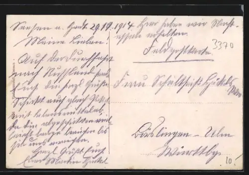 AK Seesen a. H., Apotheke und Kriegerdenkmal