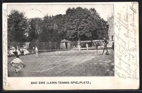 AK Bad Ems, Lawn-Tennis-Spielplatz