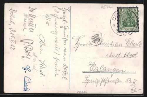 AK Dobel /Schwarzwald, Gasthaus und Pension zum Rössle, Schutzhütte an der Herrenalberstrasse, Ortsansicht