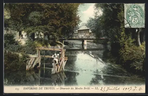 AK Troyes, Déversoir du Moulin Brûlé