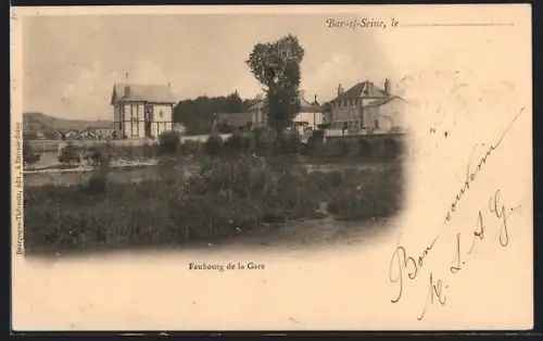 AK Bar-sur-Seine, Faubourg de la Gare