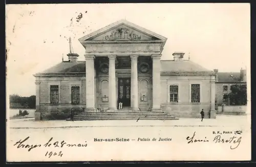 AK Bar-sur-Seine, Palais de Justice