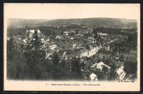 AK Bar-sur-Seine /Aube, Vue d`ensemble