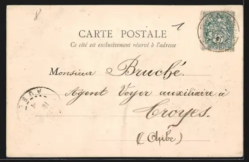 AK Bar-sur-Seine, Vue d`ensemble