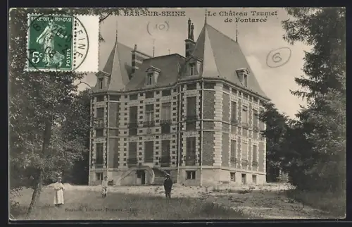 AK Bar-sur-Seine, Le Château Turmet de Fontarce