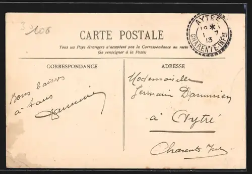 AK Bar-sur-Seine, Le Pont Vert emporté par l`inondation de janvier 1910