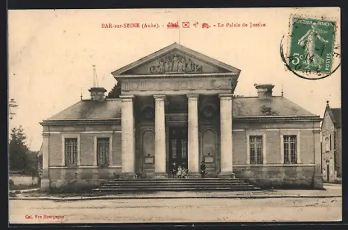AK Bar-sur-Seine /Aube, Le Palais de Justice