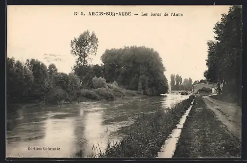 AK Arcis-sur-Aube, Les bords de l`Aube