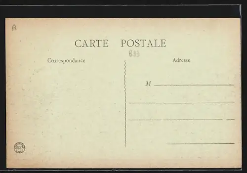 AK Plancy, Le Château, Vue du Parterre