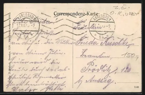 AK Karlsbad, Gasthof Jägerhaus