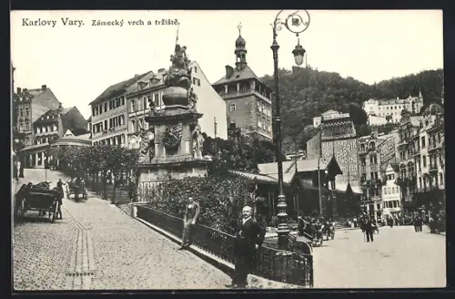 AK Karlovy Vary, Zámecký vrch a trziste
