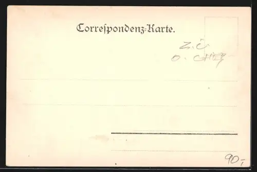 AK Franzensbad, Kaiserstrasse mit Anwohnern