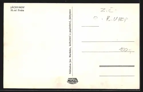 AK Jáchymov, Hotel Praha