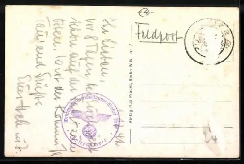 AK Berlin, Brandenburger Tor mit Nebengebäuden