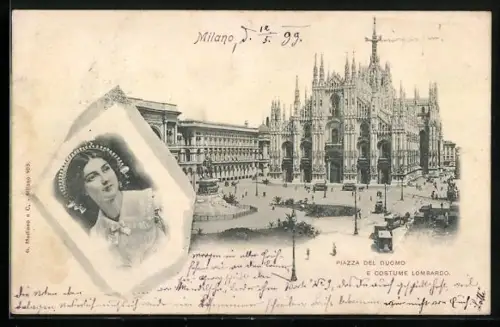 AK Milano, Piazza del Duomo e Costume Lombardo