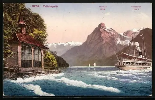 AK Sisikon, Tellskapelle, Gitschen und Urirotstock