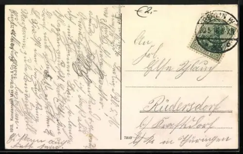 AK Berlin, Pariser Platz und Brandenburger Tor