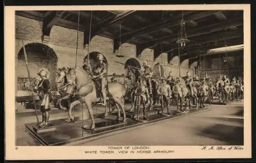 AK London, Tower of London, White Tower, View in Horse Armoury