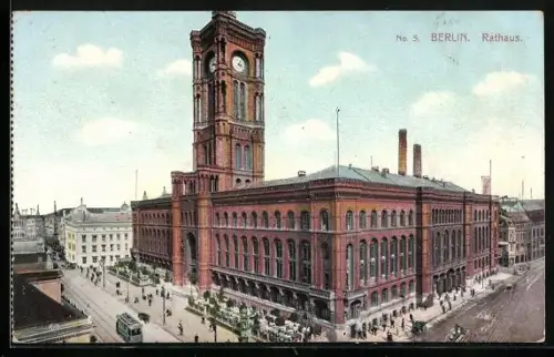 AK Berlin, Rathaus an der Königstrasse