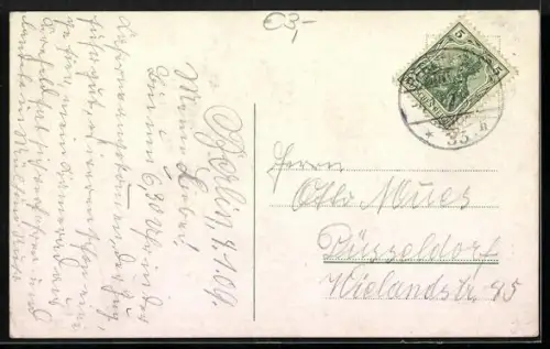 AK Berlin, Rathaus aus der Vogelschau