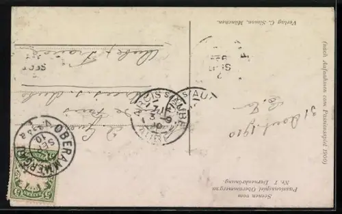 AK Oberammergau, Passionsspiel 1900, Dornenkrönung