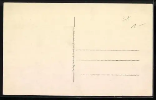 AK Oberammergau, Passionsspiel, Johannes bei der Spielpause