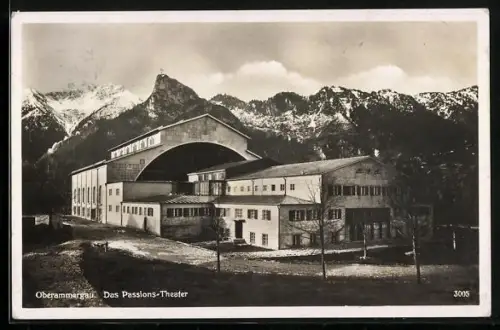 AK Oberammergau, Passionsspiele, Das Passions-Theater