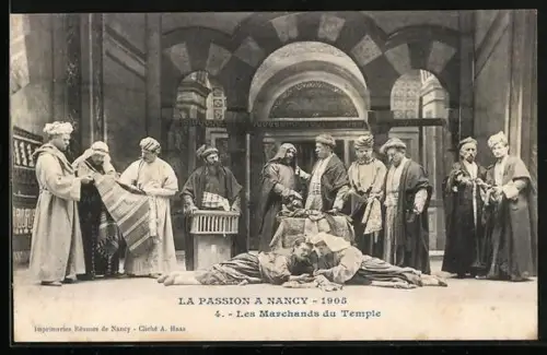 AK Nancy, La Passion 1905, Les Marchands du Temple