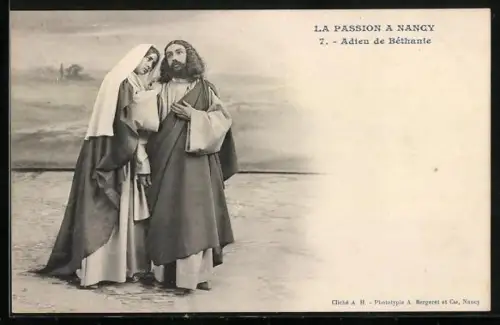AK Nancy, La Passion, Adieu de Béthanie