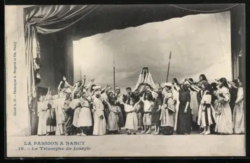 AK Nancy, La Passion, Le Triomphe de Joseph