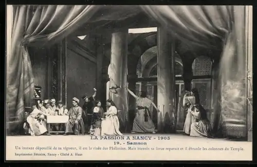 AK Nancy, Passionsspielen 1905, Samson
