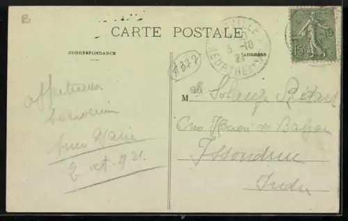 AK Nancy, Passionsspiele 1921, L`Entrée à Jérusalem