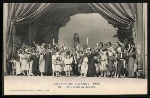 AK Nancy, La Passion 1905, Triomphe de Joseph