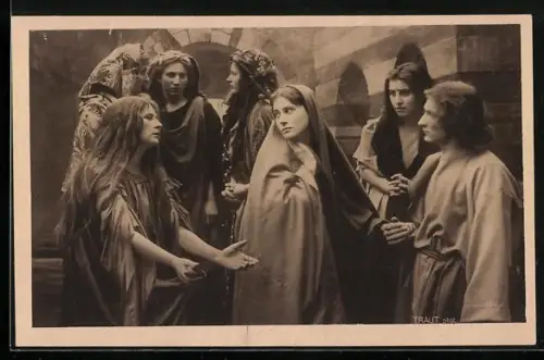 AK Oberammergau, Passionsspiele 1922, Die klagenden Frauen