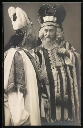 AK Passionsspiele Oberammergau 1910, Kaiphas und Annas