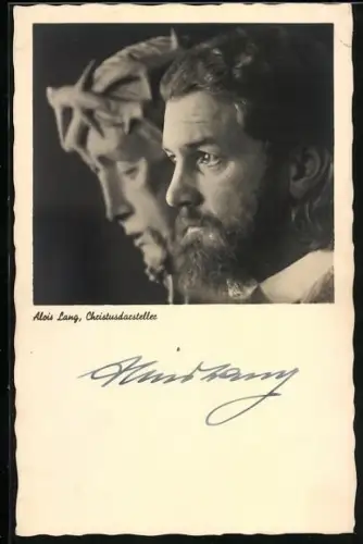 AK Alois Lang in der Rolle als Christus