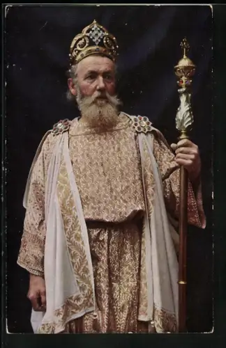 AK Oberammergau, Passionsspiele 1922, Prolog